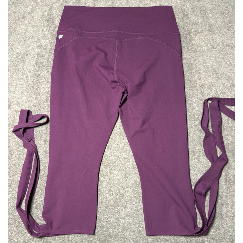 Fabletics PureLuxe High-Waist Tie-Up 7/8 Leggings XL 12-14 Purple NWT Balletcore - Picture 3 of 6